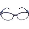 Purple Transparent Full Rim Oval Shape Eyewear - Image 2