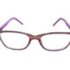 Luxury Purple Color with Brown Tint Cat-Eye Specs - Image 3
