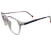 Classic Oval Transparent Full Rim Kids Eyeglasses - Image 3