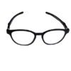 Comfort sun clip collection - glasses frame Diesel Black Round Frame for Unisex