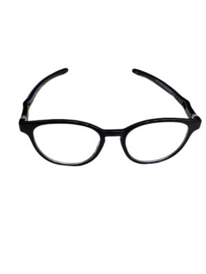 Comfort sun clip collection - glasses frame Diesel Black Round Frame for Unisex