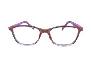 Luxury Purple Color with Brown Tint Cat-Eye Specs
