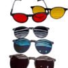 Buy Oval face frame Magnetic 5pcs Clip on Sunglasses Plastic Frame for Unisex - Image 5
