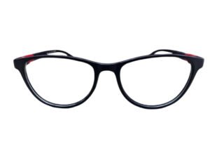 Long Lasting Shiny Black Color Cat-Eye Eyeglasses for Girl