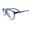 Transparent Cat Eye Rimmed Matte Finish Arms Design Eyewear - Image 3