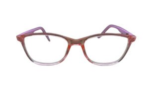 Pink Color Full Rim Rectangle Eyeglasses for Kids