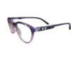 Purple Cateye Rimmed Eyeglasses - Image 4