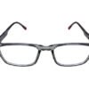 Grey Translucent Wayfarer Eyeglasses for Kids - Image 3