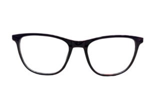 Brown Square Gold Finish Arms Design Eyewear for Men and Women