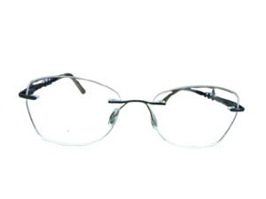 Brown Color Square Rimless Unisex Eyeglasses