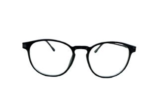 Fancy Black Round Rimmed Eyeglasses for Unisex