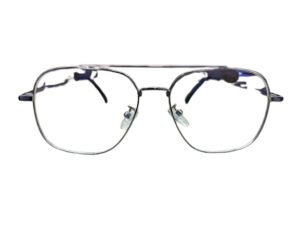 Silver Wayfarer Eyeglasses for Men and Women