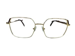 Fancy Metal Geometric Eyeglasses for Men and Women