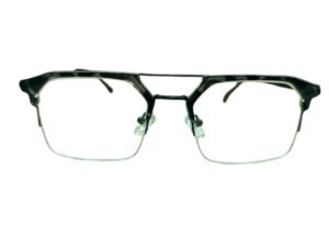 Buy Premium Crystal Grey Light Half-Rim Blocking Glasses for Men's