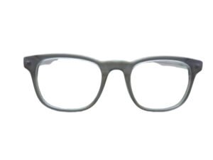 Gray Transparent Square Eyeglasses for Men and Women