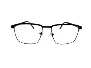 Black Color Wayfarer Metal Eyeglasses for Men and Women