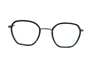 Unique Style Hexagonal Full Rim Specs for Unisex
