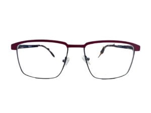 Attractive Square Metal Brown Supra Frame Eyeglasses