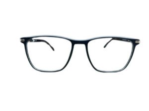 Fiber Black Color Square Eyeglasses for Men and Women