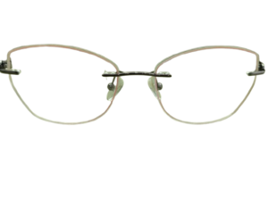 RIM LESS EYE WEAER CAT EYE SHAPE