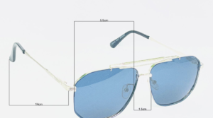 BLUE LENS SUNGLASSES