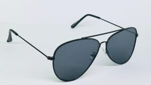 Black Aviator Sunglasses