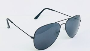 Black Aviator Sunglasses