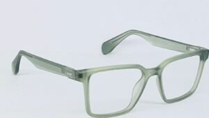 Green Square Eyeglasses – Unisex Design