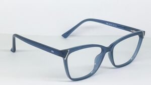 Blue Cat Eye Eyeglasses 