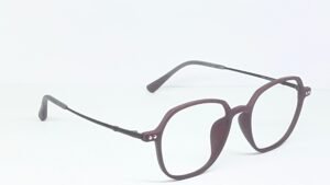 Round Eyeglasses – Matte Black Frame